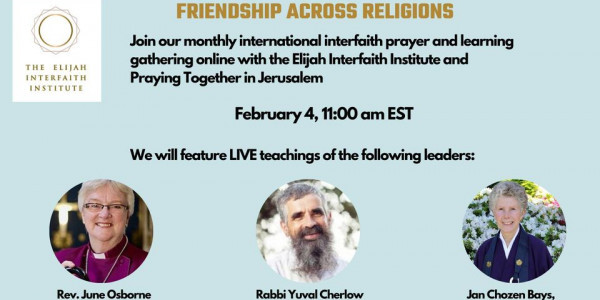 Elijah Interfaith Institute - interfaith online prayer and learning gathering