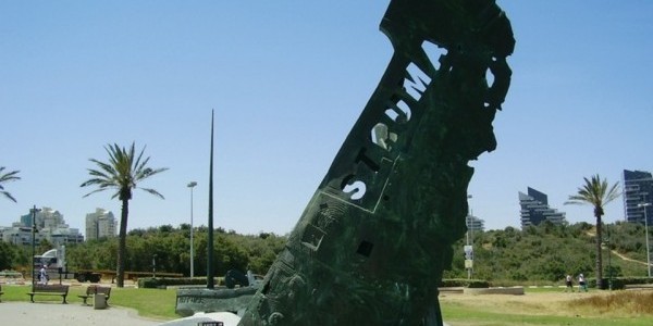 Pomnik upamiętniający tragedię na statku "Struma" z Aszdod.