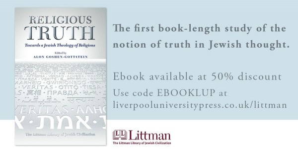 Religious Truth. Towards a Jewish Theology of Religions