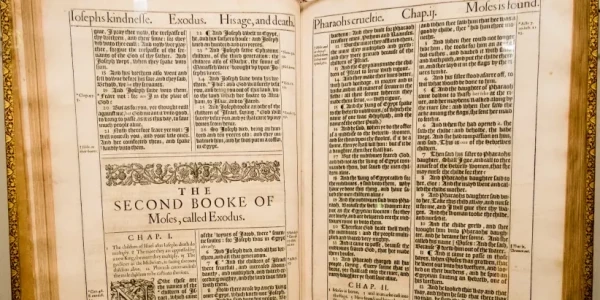 First edition of King James Bible (photo credit: FLICKR)