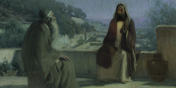 Henry Ossawa Tanner  - Jesus and Nicodemus