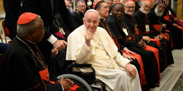 Papież z uczestnikami sesji plenarnej Dykasterii ds. Dialogu Międzyreligijnego  (Vatican Media)v