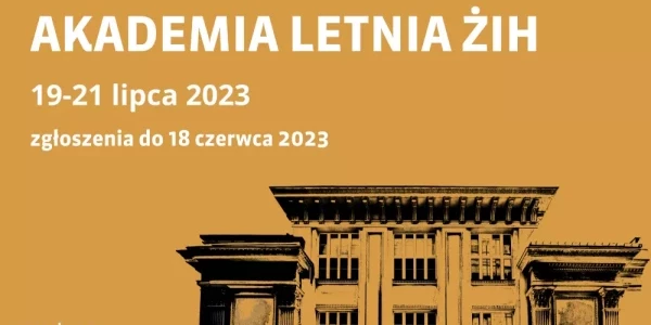 Akademia Letnia ŻIH - plakat