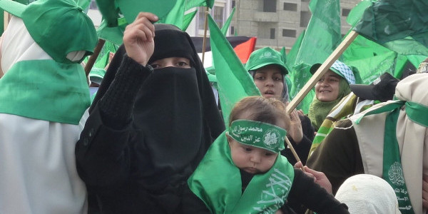 Demonstracja zwolenników Hamasu. Fot. Creative Commons