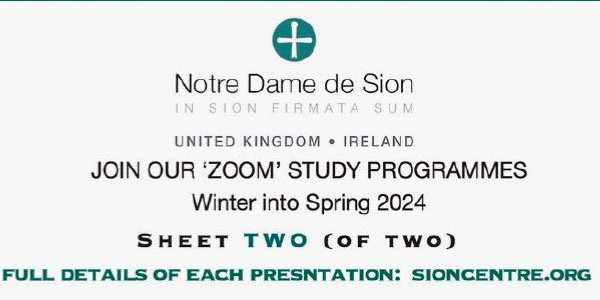 Notre Dame de Sion - study programs