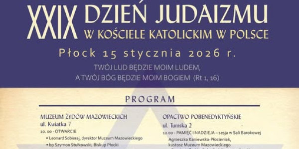 Centralne obchody XXIX Dnia Judaizmu w Kościele katolickim w Polsce