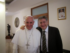 Rabin Abraham Skórka i Papież Franciszek