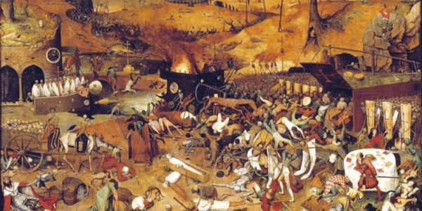 „Triumf śmierci” Hieronima Boscha postrzegany jest dziś jako przeczucie wojen religijnych, które przez półtora wieku miały niszczyć Europę