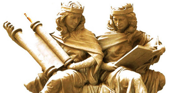 "Synagoga and Ecclesia in Our Time" - rzeźba Joshuy Koffmana